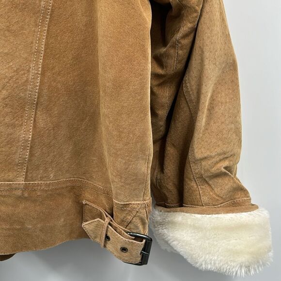 North West Territory Womens Genuine Leather Jacket Large - Picture 5 of 10